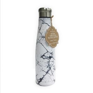 Oak and Reed Stainless Steel Water Bottle, Double Wall, 550ml, Marbleous
