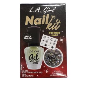 L.A. Girl 3 Piece Nail Kit, G97897 Creepy Cute