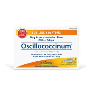 Boiron Oscillococcinum Unit Dose, Homeopathic Medicine for Flu-Like Symptoms, 6 Doses