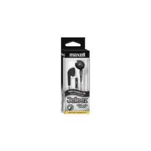 Jelleez Soft Earbuds with Mic, Black
