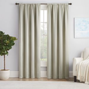 Eclipse Traditional Rod Pocket Room Darkening Curtain Panel, 54 x 54