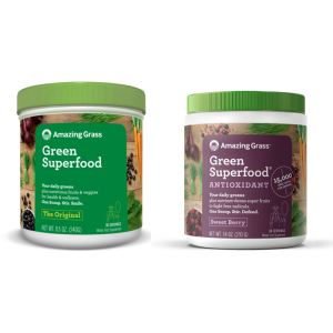 Amazing Grass, Greens Blend Antioxidant, Sweet Berry, 7.4 oz, 30 Servings"
