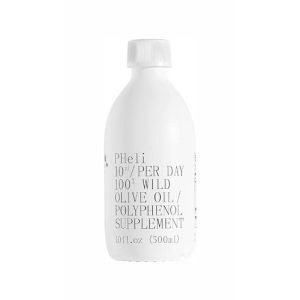 FOREVER YOUNG PHeli | 100% Pure Polyphenol Rich Olive Oil Organic (1224 Mg/kg) | Early Harvest Cold Pressed and Unfiltered Wild Olive Oil| Chemical Fr
