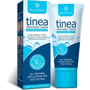 Roycederm Tinea Versicolor Treatment, Athletes Foot Treatment, Ringworm Treatment for Humans, for Tinea Versicolor & Pedis,Fast Healing Anti Fungal Skin Cream - Multi-Functional