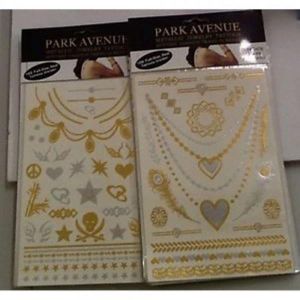 Metallic Jewelry Tattoos -108 Full Size Tattoos
