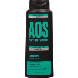 Art of Sport Men s Body Wash, Charcoal Activated Shower Soap, Eucalyptus Fragrance, Made with Natural Botanicals, Moisturizing Tea Tree Soap, Made for Athletes, Victory Scent, 16 fl oz (Pack of 1)