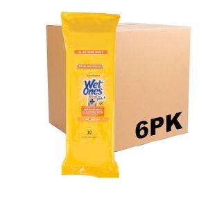 Wet Ones for Pets Multipurpose XL Disposable Pet Bathing Wipes, Tropical Splash Scent | Dog Cleaning Wipes, Extra Large Disposable Dog Wipes, Scented