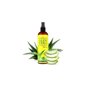 Organic Aloe Vera Spray for Body & Hair - From Freshly Cut Aloe Plant - Extra -