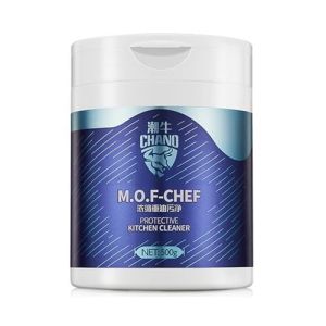 Selvorian M.O.F-CHEF Kitchen Cleaner Powder 17.64 Oz – Heavy Duty Degreaser for Kitchen Grease | Multi-Surface All Purpose Cleaning Powder for Stove