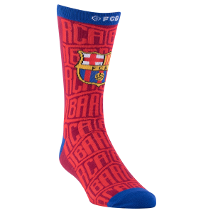 Maccabi Art Official FC Barcelona International Club Tri-Blend Crew Socks - Red - Size 9-13