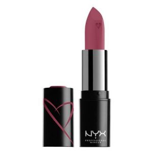 NYX Professional Makeup Shout Loud Satin Lipstick, infused with mango and shea butter, Love Is A Drug"
