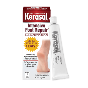 Kerasal Intensive Foot Repair, Skin Healing Ointment for Cracked Heels and Dry Feet, 1 Oz