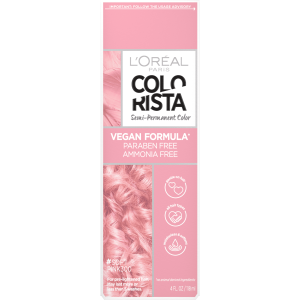 LOreal Paris Colorista Semi-Permanent Hair Color, Pure Color, Vegan Formula, #SoftPink, 1 Kit