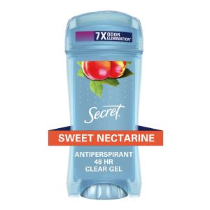 Secret Clear Gel Antiperspirant Deodorant for Women, Sweet Nectarine Scent, 2.6 oz"