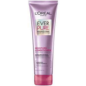 LOreal Paris EverPure Moisturizing Sulfate Free Conditioner, for All Hair Types, Rosemary, 8.5 fl oz