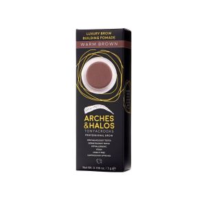 Arches & Halos Luxury Brow Building Pomade in Warm Brown, 0.1 oz