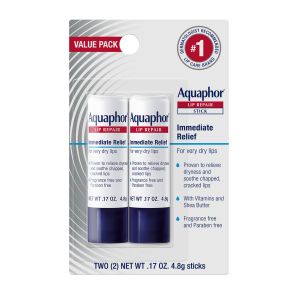 Aquaphor Lip Repair Stick Lip Balm, Lip Protectant, 0.17 Oz, 2 Pack"