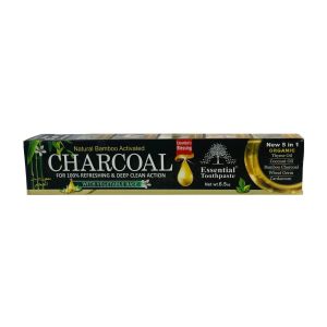 Essential Charcoal Toothpaste Organic Fluoride Free 6.5oz