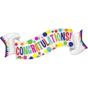 Burton & Burton 40 Congratulations Balloon