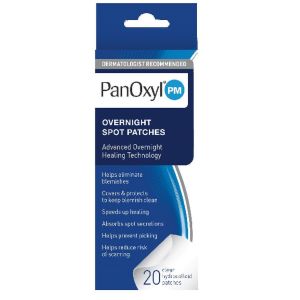 PanOxyl PM Overnight Spot Patches, 20 Count