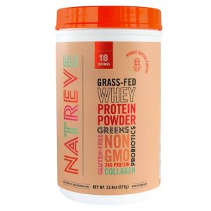Natreve 100% New Zealand Grass-Fed Whey Protein Isolate, Peanut Butter Parfait"