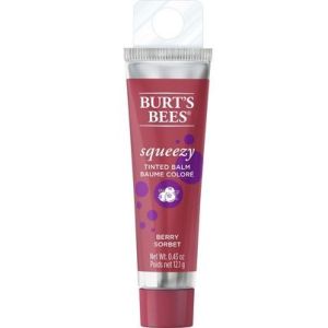 Burt's Bees 100% Natural Origin Squeezy Tinted Lip Balm, Watermelon Rush - 12.1G Squeeze Tube 1