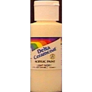 Delta Creative Ceramcoat Acrylic Paint in Assorted Colors (2 oz), 2503, Bright Red