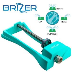 Brizer Oscillating Sprinkler Ranges up to 2 800 Sq Ft Hose Adapter