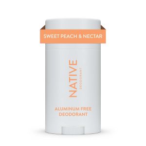 Native Deodorant, Sweet Peach & Nectar, Aluminum Free, for Women and Men, 2.65 oz"