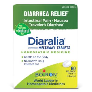 Boiron Diaralia Tablets, Homeopathic Medicine for Diarrhea Relief, Intestinal Pain, Nausea, Traveler's Diarrhea, 60 Meltaway Tablets"