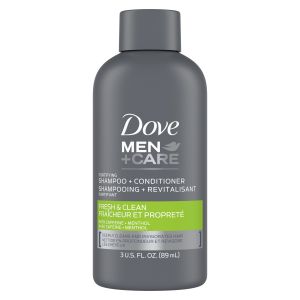 Dove Men+Care Fortifying 2-in-1 Shampoo & Conditioner Fresh and Clean Strengthen Thinning Hair, 3 oz