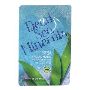 Dead Sea Minerals Anti Stress Clay Facial Mask, 0.5 fl oz