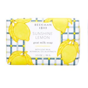 Beekman 1802 Goat Milk Bar Soap 9 oz. ~Sunshine Lemon