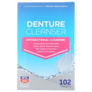Rite Aid Denture Care Denture Cleanser - 102 Ct