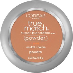 LOreal Paris True Match Super Blendable Oil Free Makeup Powder, Classic Tan, 0.33 oz