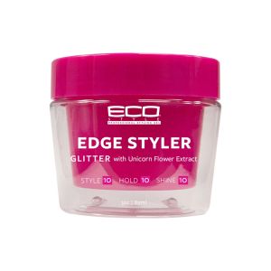Eco Styler Edge Style Glitter Gel with Unicorn Flower Extract 8 oz., Unisex, Moisturizing"