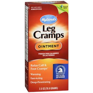 Hylands Leg Cramps Ointment, Natural Homeopathic Relief of Calf, Leg and Foot Cramp, 2.5 Oz