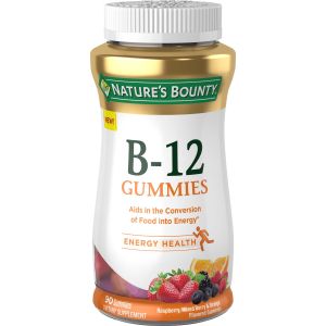 Nature's Bounty Vitamin B12 Gummies, Multi-Flavored, 90 Ct"