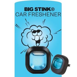 Big Stink Odor-Fighting, Car Air Freshener Vent Clip Long Lasting, Laundry Day Scent, 1 Count