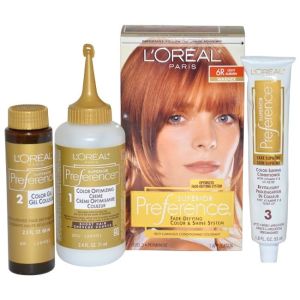 LOreal Paris Excellence Creme Permanent Hair Color, 6R Light Auburn