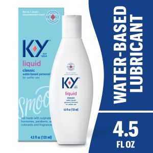 K-Y Water Based Personal Lubricant, Lube For Sexual Wellness, Vaginal Moisturizer, 4.5 fl oz