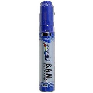 Art Skills B.A.M. Chisel Tip Marker Big Area Marker Blue