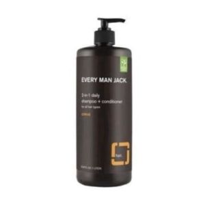 Every Man Jack 2-In-1 Daily Shampoo Plus Conditioner, Citrus, 33.8 Oz, 1L