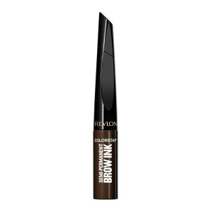 Revlon ColorStay Semi-Permanent Brow Ink Waterproof Eyebrow Enhancer Gel, 355 Dark Brown Ink, 0.09 fl oz."