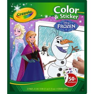 Crayola Girls Art Activity Books - Frozen Color & Sticker Book
