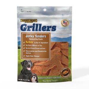 Savory Prime Girllers Jerky Tenders Dog Treats Turkey, 1ea/4 oz"
