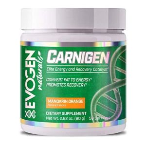 Evogen Naturals | Carnitine Burning Powder, Carnitine Tartrate, Acetyl-l-carnitine, Carnitine Carnitine Fumarate, Bioperine | 50 | Orange