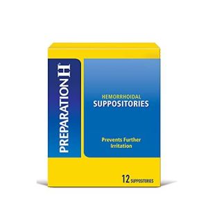 Preparation H Hemorrhoid Suppositories - 12 Count