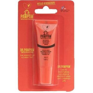 Dr. PAWPAW Multi-Purpose Balm | No Fragrance Balm, For Lips, Skin, Hair, Cuticles, Nails, and Beauty Finishing | 10 ml (Peach Pink)