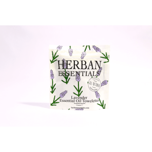 Herban Essentials Lavender Essential Oil Towelettes 7 Count